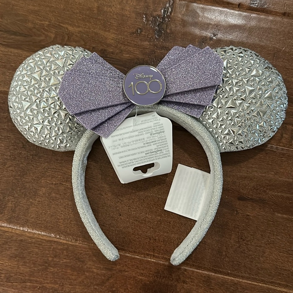 NWT Disney Parks Disney 100th Anniversary Minnie Mouse Ear Headband